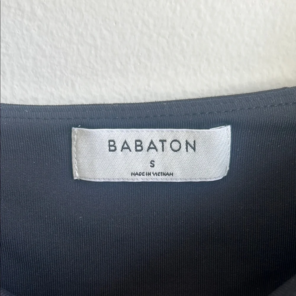 Aritzia Babaton Contour Squareneck Longsleeve Bodysuit in Black, Size Small - Picture 3 of 7